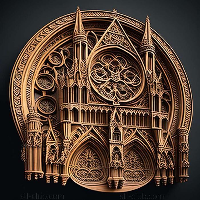 3D model notre dame (STL)